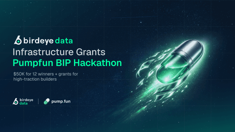 birdeye-data-commits-50k-in-infrastructure-grants-to-pump-fun-bip-hackathon-winning-teams-plus-additional-grants-for-high-traction-builders