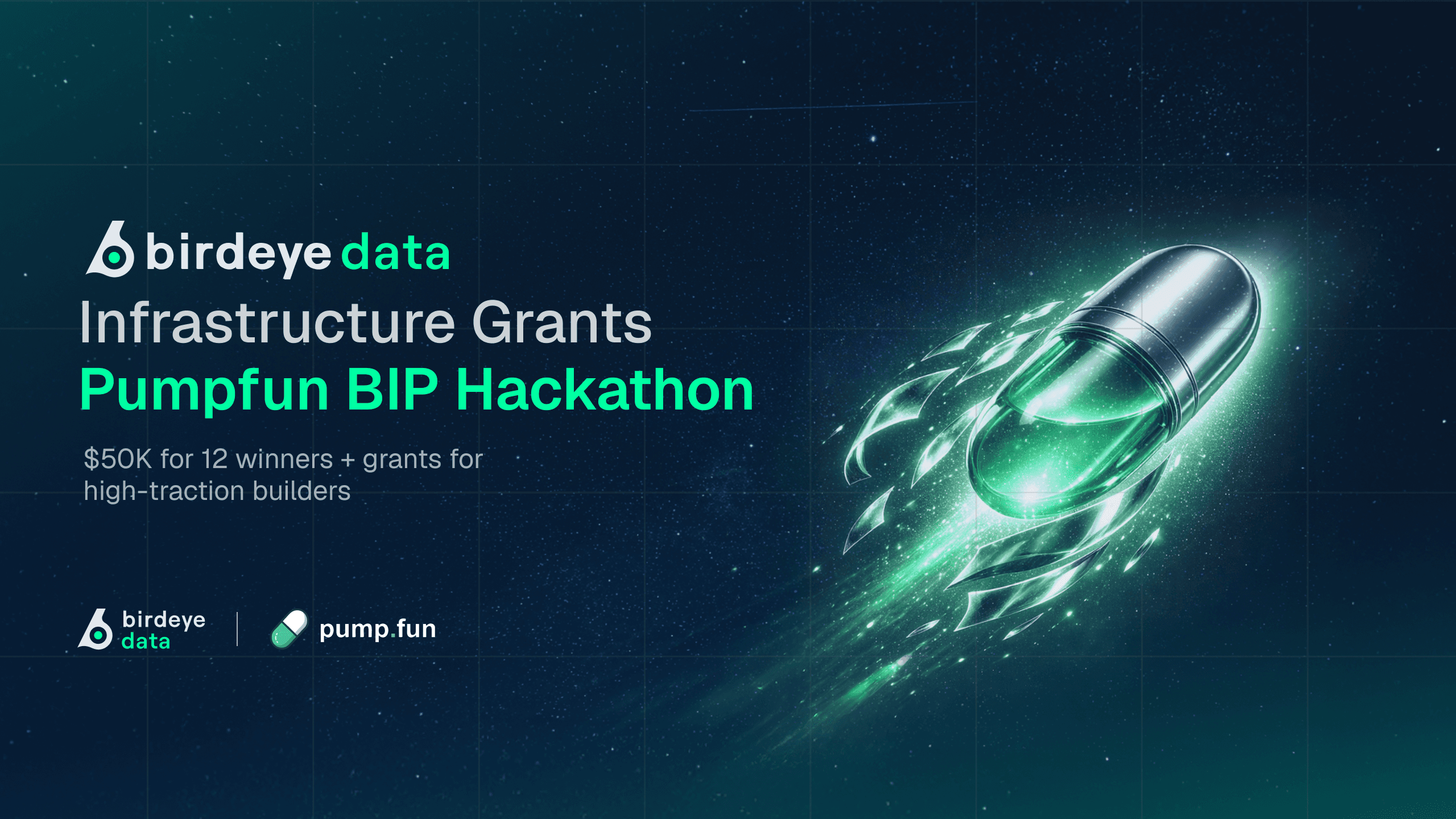 Birdeye Data Commits $50K in Infrastructure Grants to Pump fun BIP Hackathon Winning Teams, Plus Additional Grants for High-Traction Builders