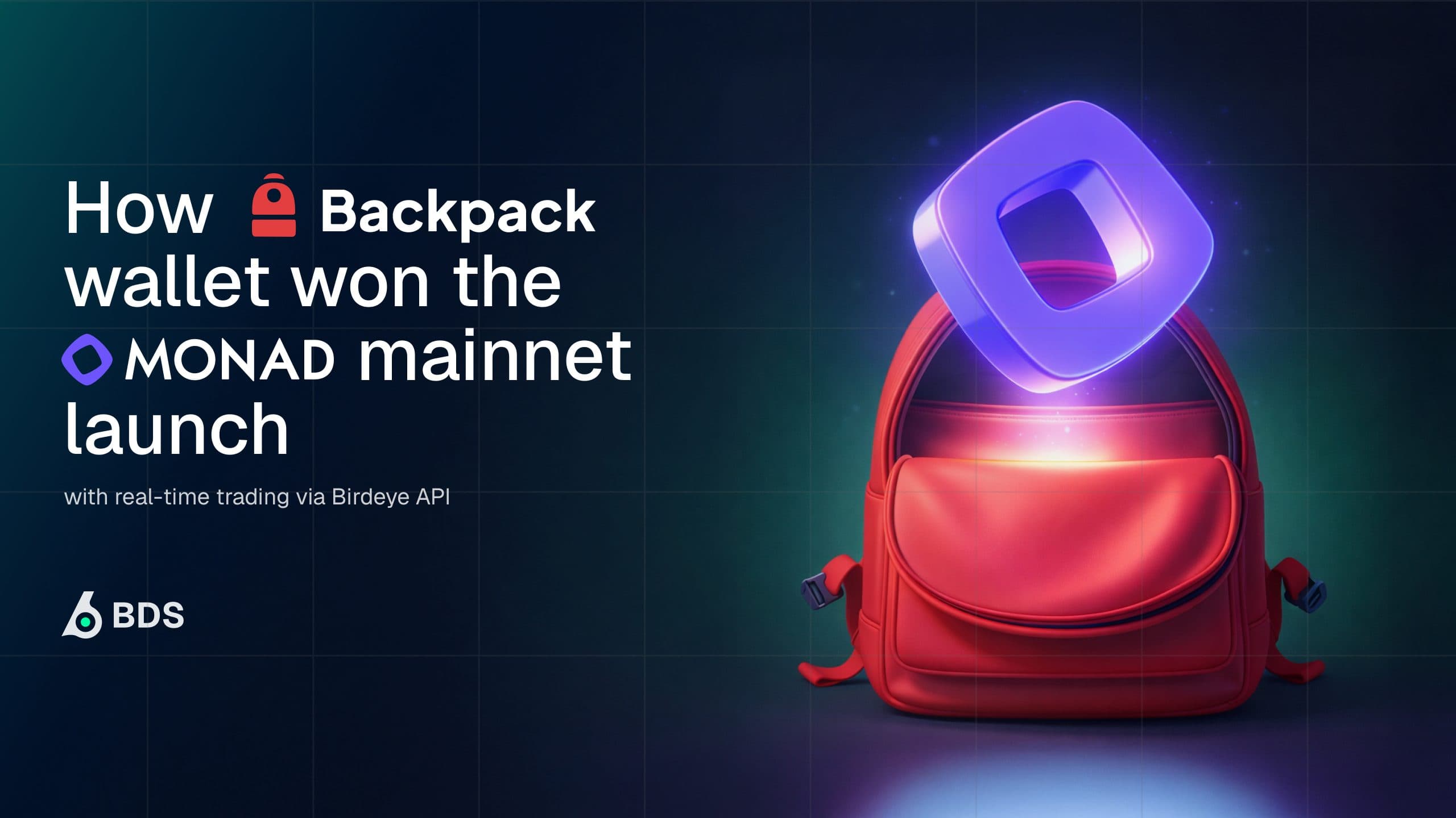 How Backpack Wallet delivered Day-1 real-time trading on Monad with Birdeye API